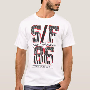 T-shirt Série de graffitis aux lettres