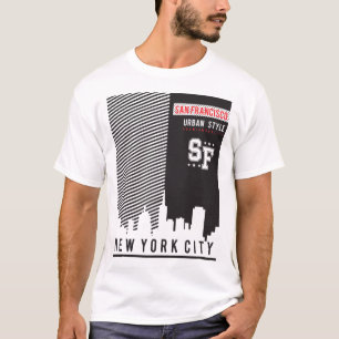 T-shirt Série de graffitis aux lettres