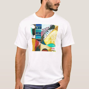 T-shirt Série musicale - voies de guitare