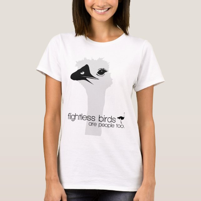 T-shirt Série Oiseaux sans vol (Devant)