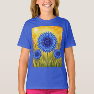 T-shirt Série Radiant Petal – Bleuet