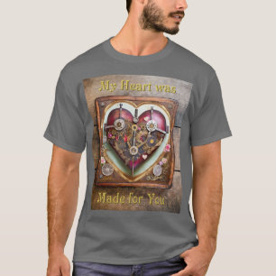 T-shirt Série Steampunk Rouge à Cœur Buff