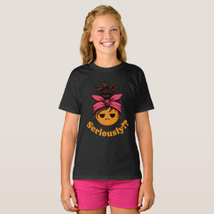 T-shirt Sérieusement Visage de l'humeur triste Messy B