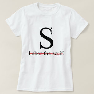 T-shirt Serif