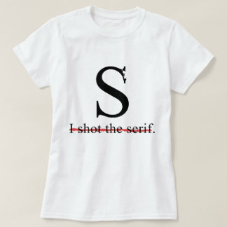 T-shirt Serif