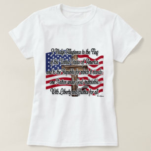 T-shirt Serment de fidélité avec le drapeau et la croix