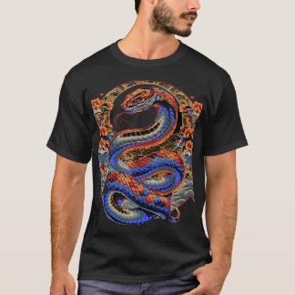 T-shirt serpent