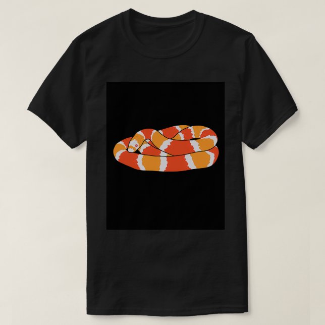 T-shirt Serpent à lait albinos (Design devant)