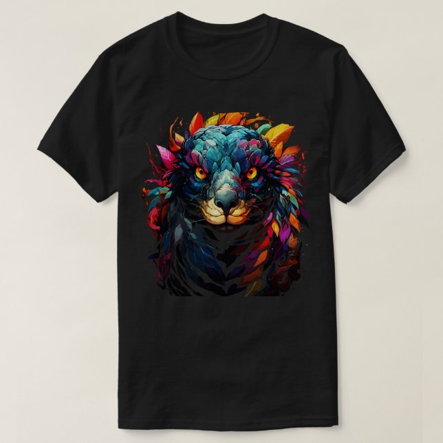 T-shirt Serpent arc-en-ciel (Design devant)