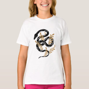 T-shirt Serpent avec plante