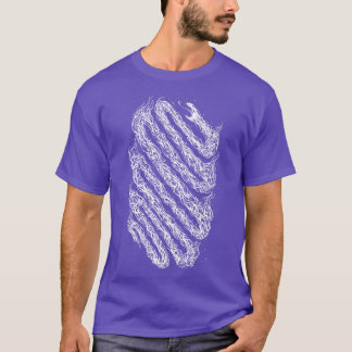 T-shirt Serpent blanc