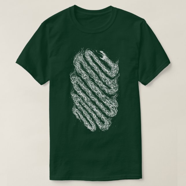 T-shirt Serpent blanc (Design devant)