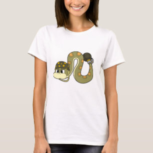 T-shirt Serpent comme soldat avec arme
