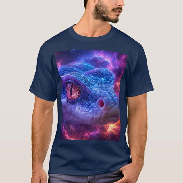 T-SHIRT SERPENT DANS L'ESPACE (Devant)