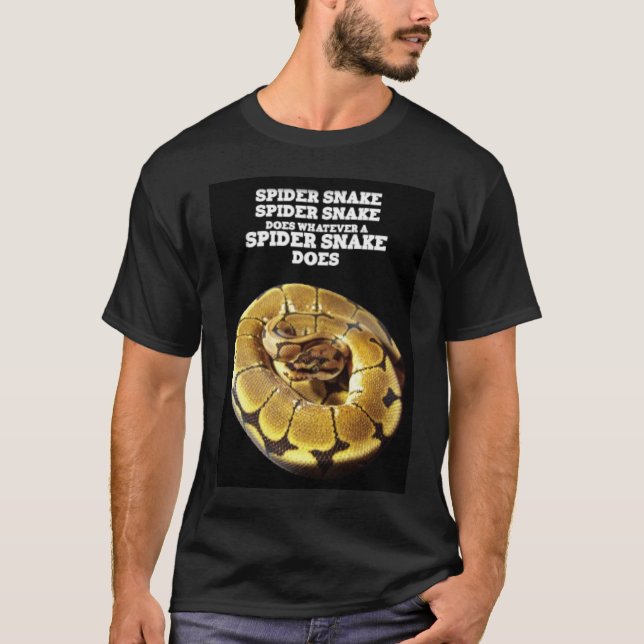 T-shirt Serpent d'araignée (Devant)