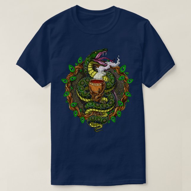 T-shirt Serpent d'Ayahuasca (Design devant)