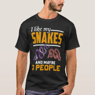 T-shirt Serpent de reptile gardien des serpents d'animaux