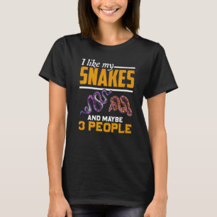 T-shirt Serpent de reptile gardien des serpents d'animaux
