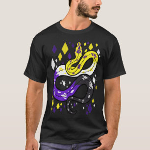 T-shirt Serpent d'indicateur non binaire