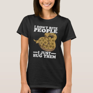 T-shirt Serpent Je Ne Mord Pas Les Gens Banana Ball Python