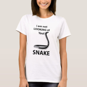 T-shirt Serpent Je ne te regarde pas drôle Serpent