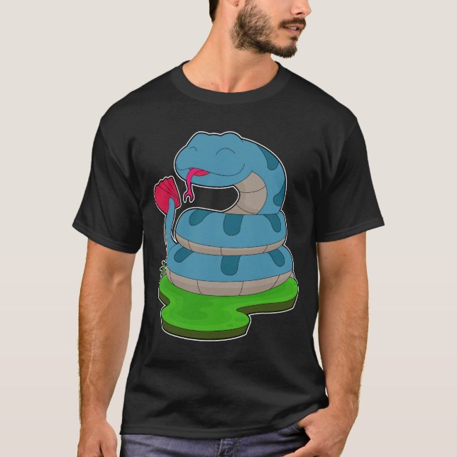 T-shirt Serpent Poker jeu de cartes de Poker (Devant)
