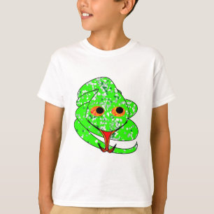T-shirt Serpent vert