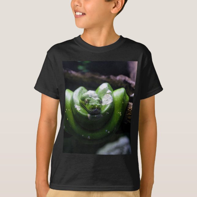 T-shirt Serpent vert (Devant)
