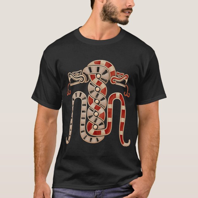 T-shirt Serpents maya (Devant)
