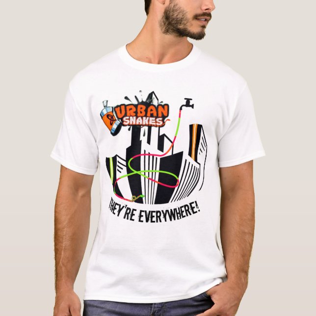 T-shirt Serpents urbains (ORG) (Devant)
