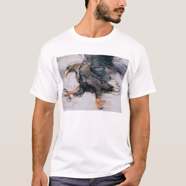 T-shirt Serres - mer Eagle coupée la queue par blanc 2001 (Devant)