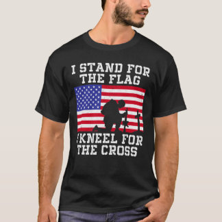 T-shirt Serrez-Vous Pour Le Drapeau, Mélangez Pour Les Vét