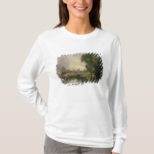 T-shirt Serrure de John Constable Dedham et moulin, 1820