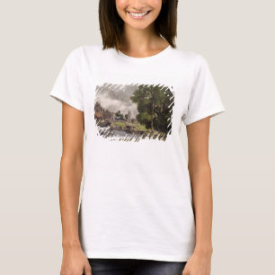 T-shirt Serrure et moulin de John Constable Dedham