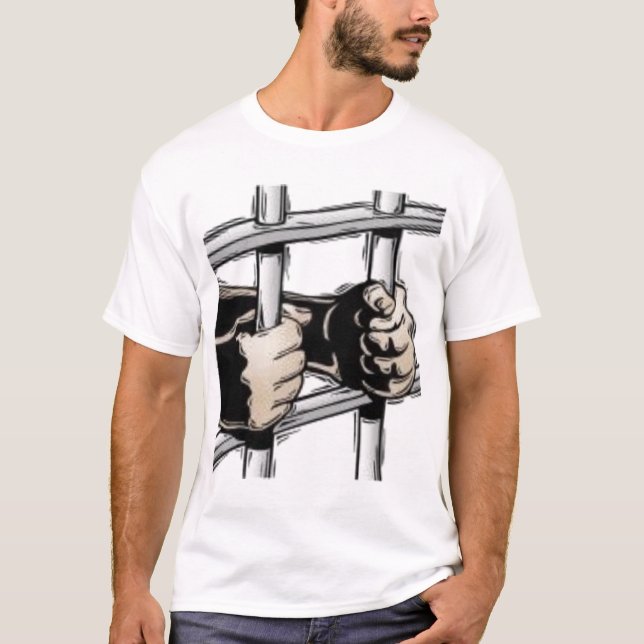 T-SHIRT SERRURE VERS LE BAS (Devant)