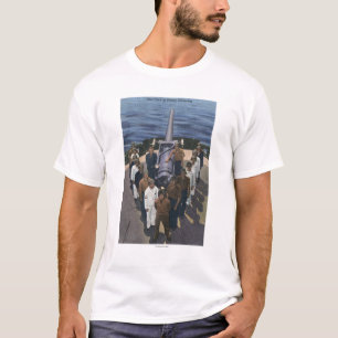 T-shirt Servant de canon dans la formation de victoire -