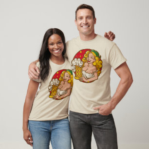 T-shirt Serveuse d'Oktoberfest