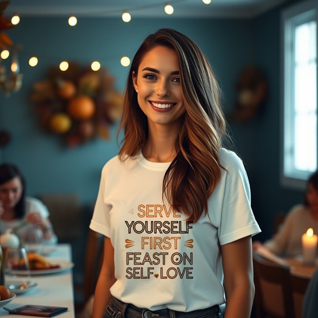 T-shirt Servez-Vous D'Abord D'Amour Propre (Créateur téléchargé)
