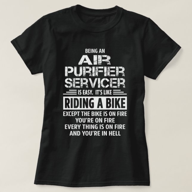 T-shirt Servicateur de purificateur d'air (Design devant)