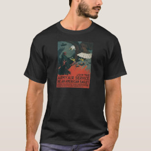 T-shirt Service aérien d'armée circa 1917