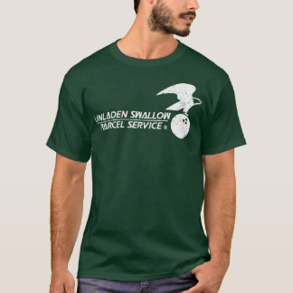 T-shirt service de colis d'avale à vide