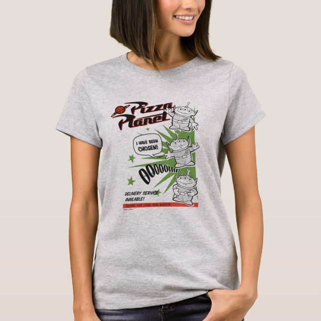T-shirt Service de livraison de pizza Planet Retro Graphis (Devant)