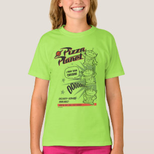T-shirt Service de livraison Pizza Planet Graphisme rétro