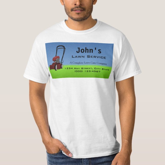 T-shirt Service de pelouse (Devant)
