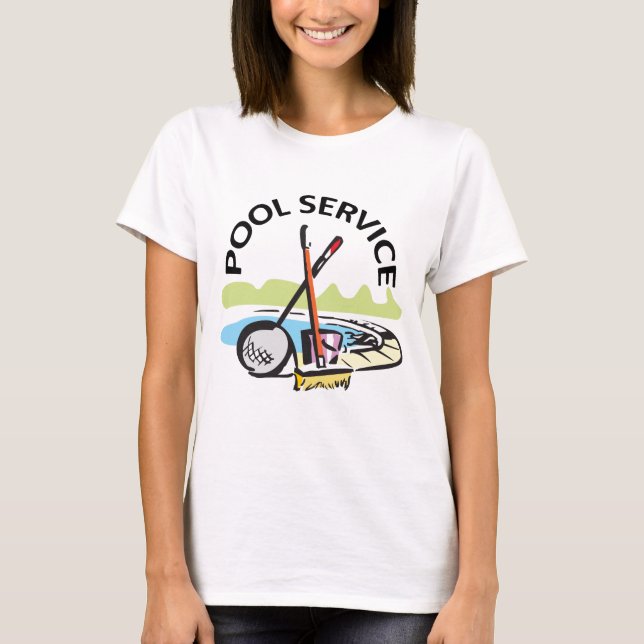 T-shirt Service de pool (Devant)