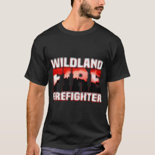 T-shirt Service de Secourt incendie Wildland Pompiers Pomp