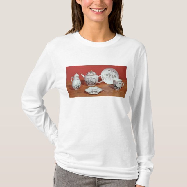 T-shirt Service de thé présenté à Karl Linnaeus (Devant)
