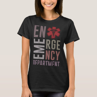 T-shirt Service des urgences vintage Urgences En