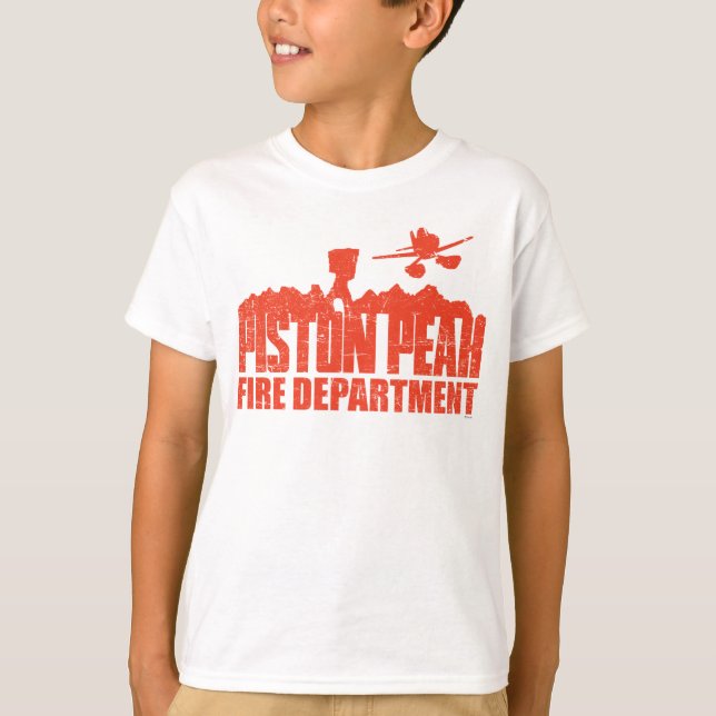 T-shirt Service d'incendie de Piston Peak (Devant)
