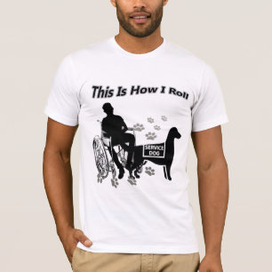 T-shirt Service Dog - C'Est Comme Ça Que Je Pousse